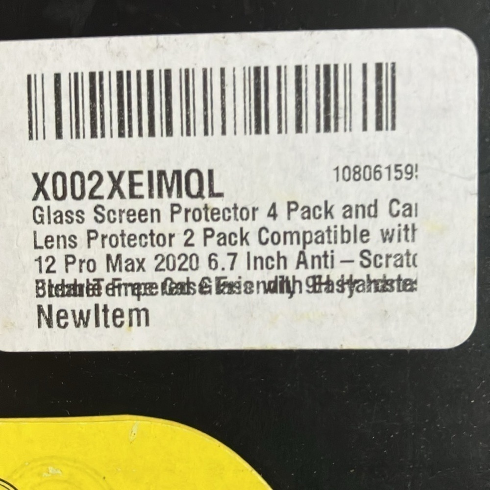 Stimaxon ScreenProtector Camera Lens for iPhone 12 Pro Max 6.7” - Picture 3 of 3